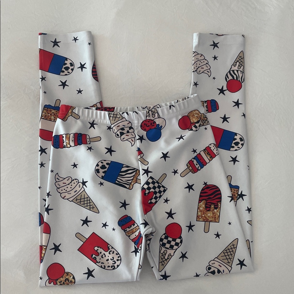 Lola and the Boys Ice Cream Print & Dori Creations velvet stars in camo